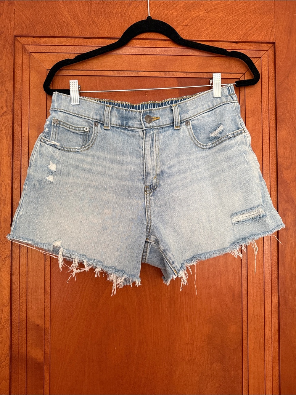 Aerie Daydream Distressed Denim Shorts